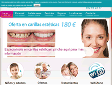 Tablet Screenshot of clinicadentalrovaletti.com